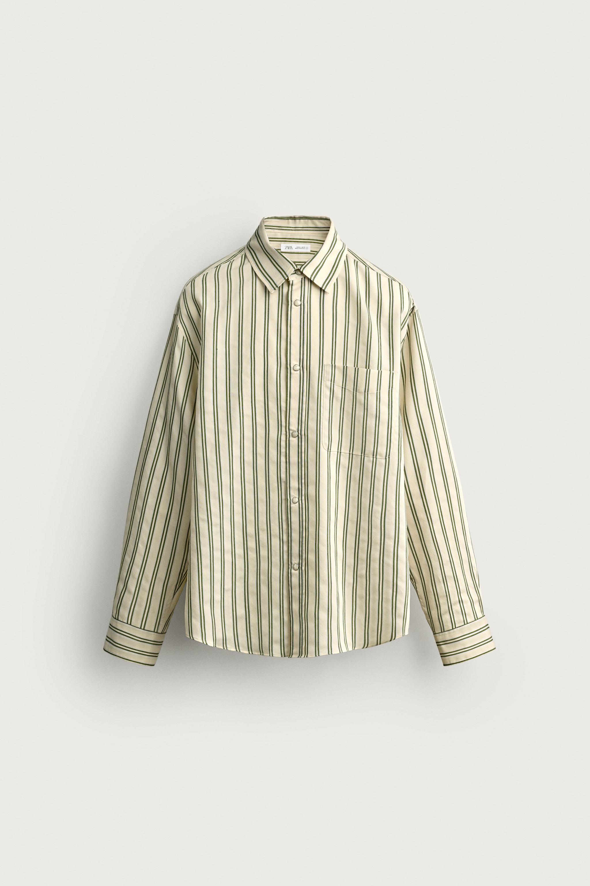 CHEMISE FLUIDE À RAYURES